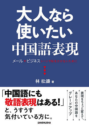 大人なら使いたい中国語表現　メールやビジネスシーンで恥をかかないために 林松濤／著の商品画像
