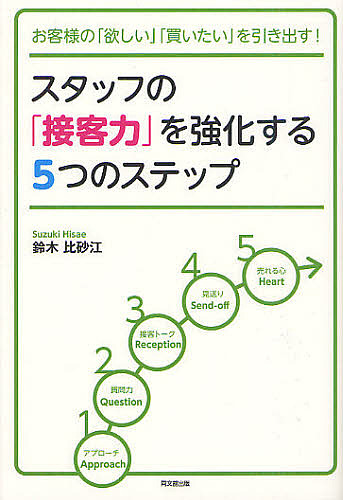 スタッフの「接客力」を強化する５つのステップ　お客様の「欲しい」「買いたい」を引き出す！ （お客様の「欲しい」「買いたい」を引き出す） 鈴木比砂江／著の商品画像