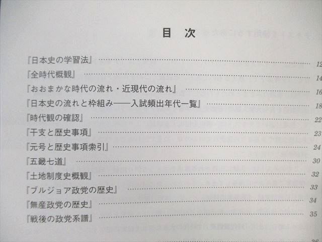 WM02-142 Sundai history of Japan front modern times / modern times I/II/ present-day * Thema history text through year set 2021 total 6 pcs. 70R0D