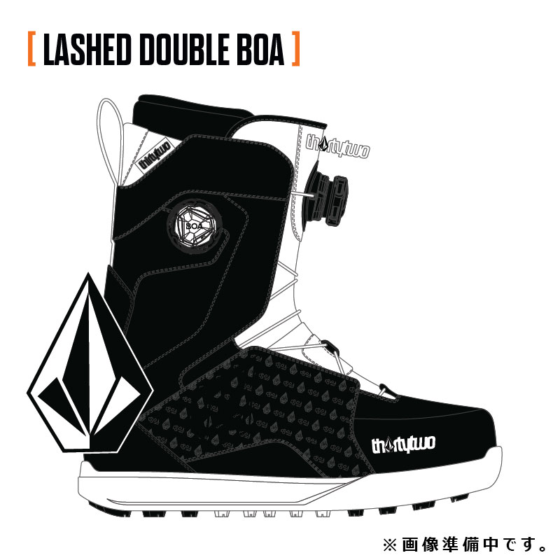  предварительный заказ 25-26 thirtytwo × VOLCOM LASHED DOUBLE BOA VOLCOM '25 сноуборд ботинки sa- чай two lasido двойной боа Volcom BLACK Япония стандартный товар 