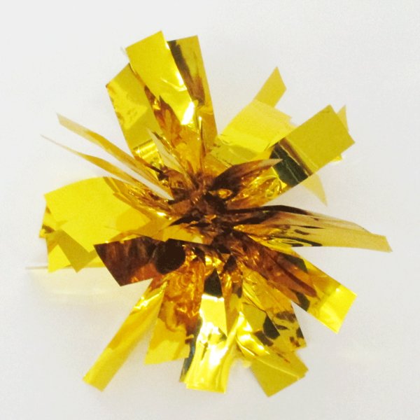  Cheer pompon25mm×24cm одиночный цвет : металлик лента 2 штук резина есть 