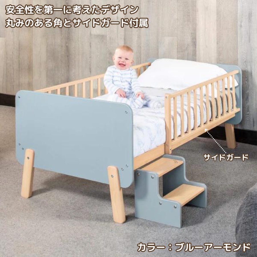 Boori Kids bed nati2 лет ~12 лет до bed многофункциональный 2 год гарантия сборный простой защита имеется длинный можно использовать детский bed ... один человек .b-liBK-NABSB