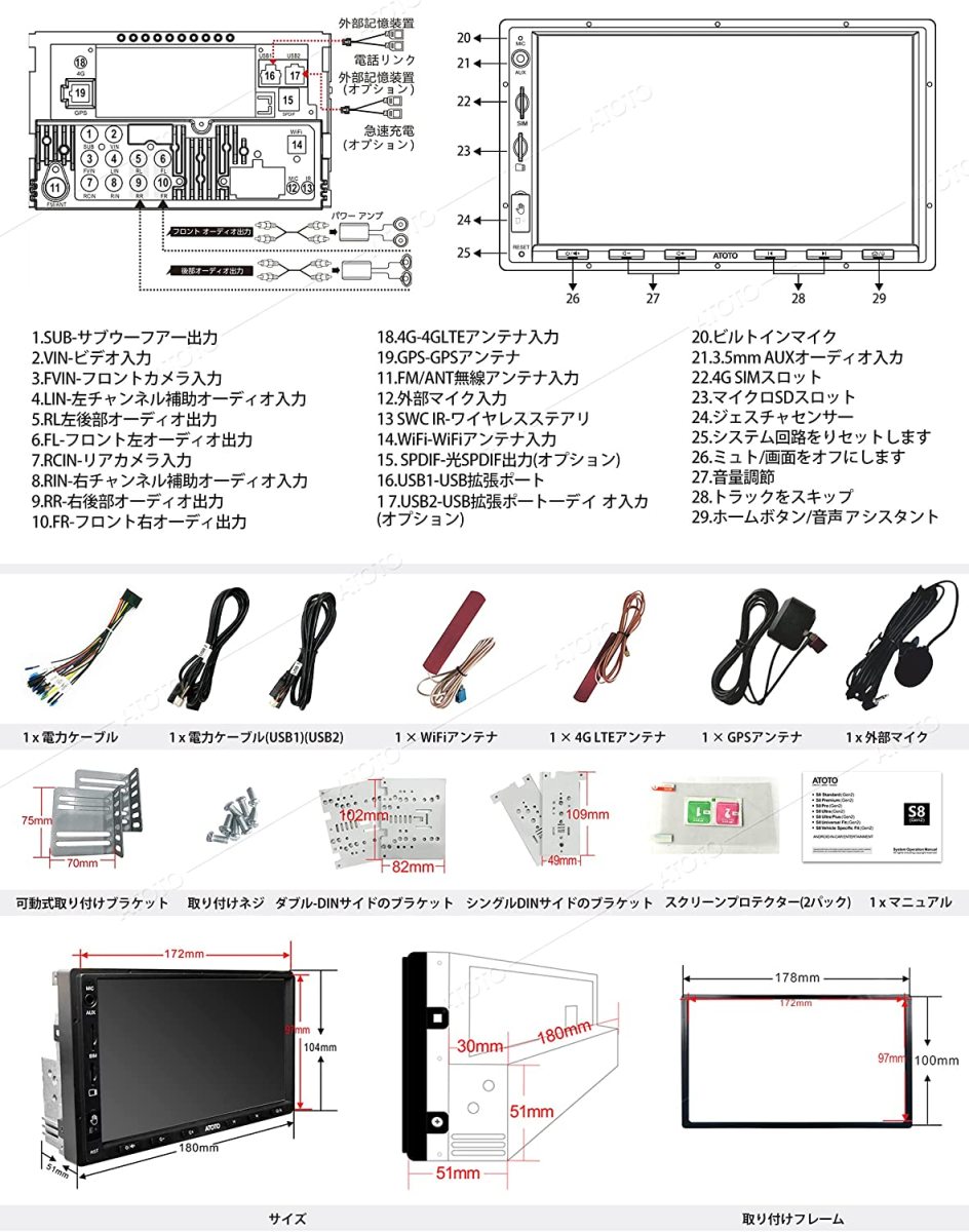 日本限定モデル カーナビ 7インチ Androidオーディオ一体型ナビーション アプリのインストール オンラインナビゲーション Android Autoamp Carplay Ato S8g2a78ul A Dprd Jatimprov Go Id