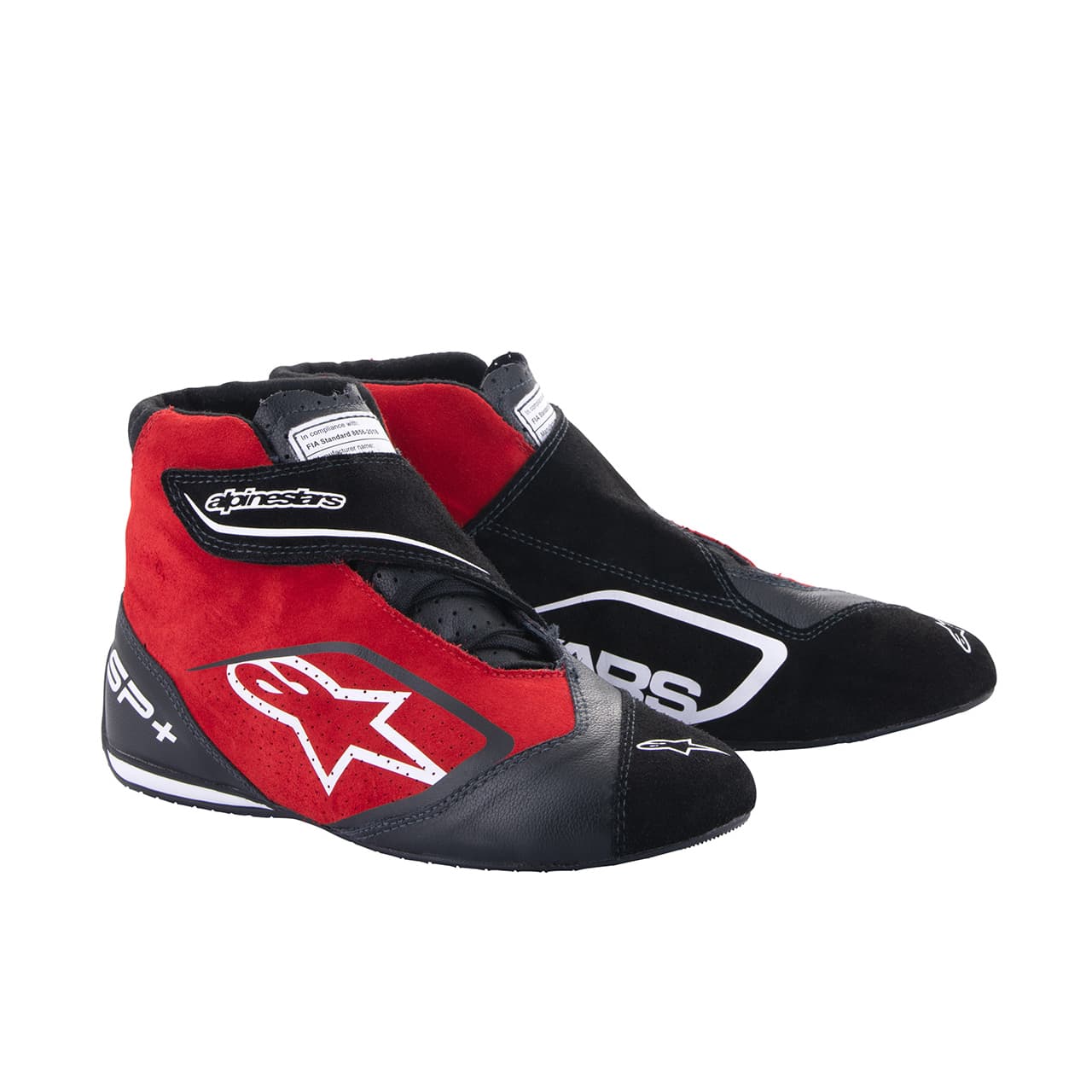 alpinestars( Alpine Stars ) рейсинг обувь SP + SHOES ( размер USD: 10) 13 BLACK RED [FIA8856-2018 легализация ]