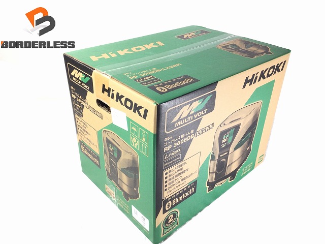 HiKOKI マルチボルト（36V）コードレス集じん機 Bluetooth対応 RP3608DB（L）（2WP）（蓄電池2個・充電器付属） 掃除機の商品画像