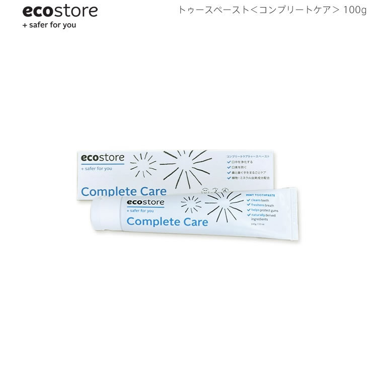 ecostore エコストア ナチュラルトゥースペースト コンプリートケア ペパーミント100g×1本 歯磨き粉の商品画像