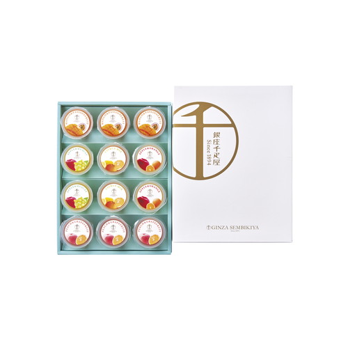 銀座千疋屋 銀座フルーツジュレ （130g×12個） PGS-433 × 1箱の商品画像