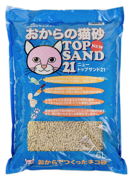 サンメイト NEWトップサンド21 6L×1個 猫砂の商品画像