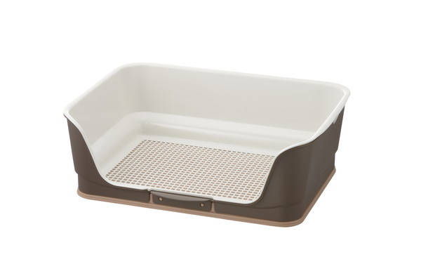 リッチェル お掃除簡単ステップ壁付トイレ レギュラー（ダークブラウン）×1個の商品画像