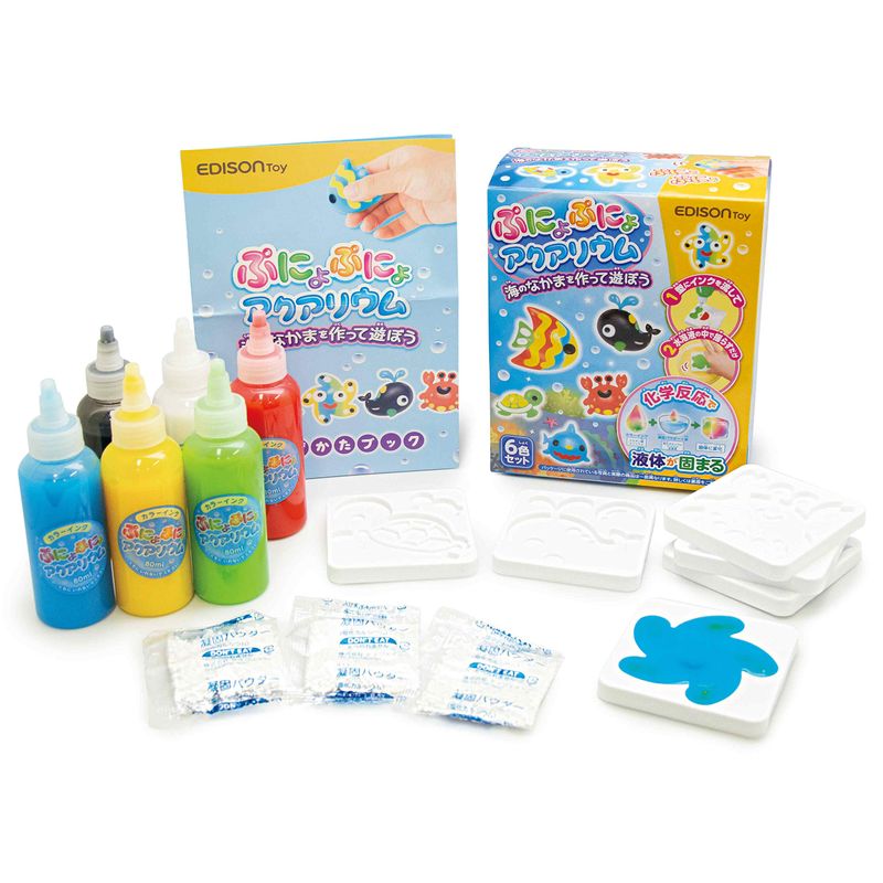 EDISONmama EDISONtoy ぷにょぷにょアクアリウム 海のなかまを作って遊ぼう！（6色）KJT12051 知育玩具の商品画像