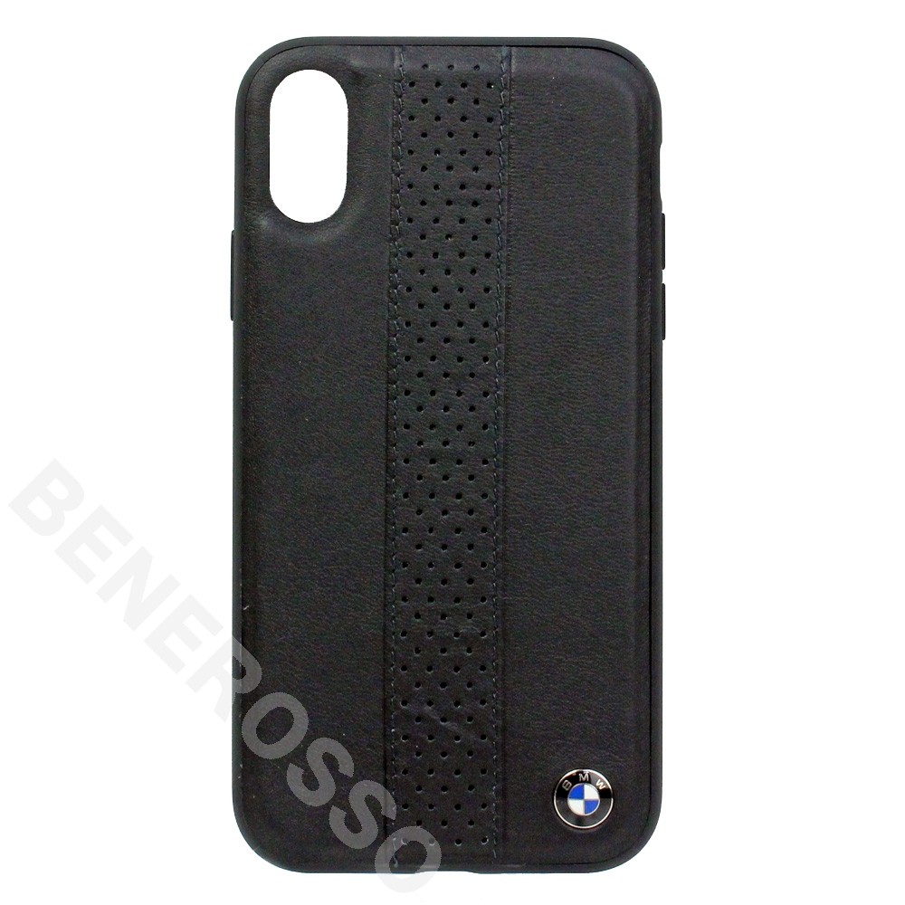 air-J iPhone XR用 BMW 本革 ハードケース ブラック BMHCI61PLCBK iPhone用ケースの商品画像