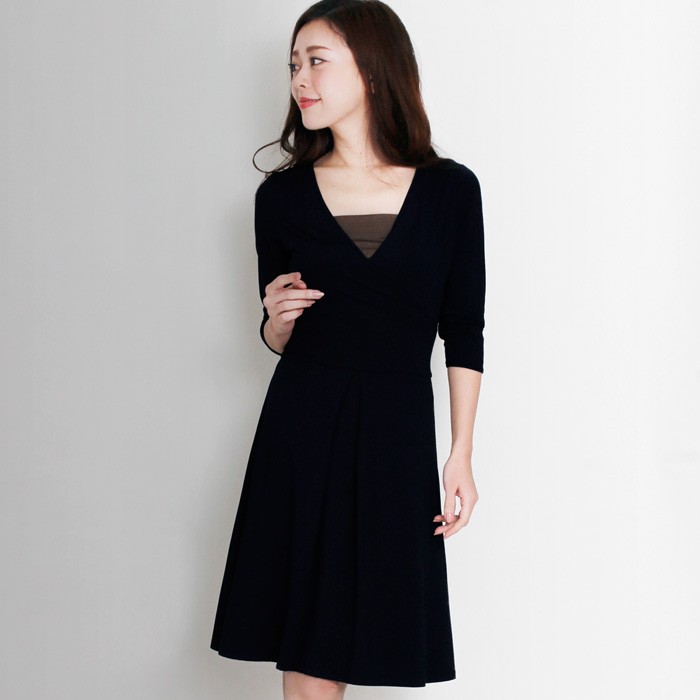  party dress pechi coat inner MARTHA Martha body type cover lady's dress Mini dress party lame . jersey - bare top 6519