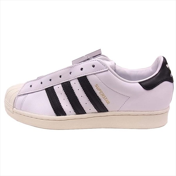 adidas SUPERSTAR LACELESS "CLOUD WHITE CORE BLACK" FV3017 （クラウドホワイト/コアブラック/クラウドホワイト） adidas Originals SUPERSTAR メンズスニーカーの商品画像