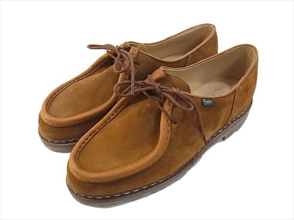 ミカエル Marche Paraboot ミカエル ファッション パラブーツ シューズ Michael ライトブラウン系 スエード 新古品 43 マルシェ ライトブラウン系 未使用 中古 0ekk0161ca34 ブランド専門店life