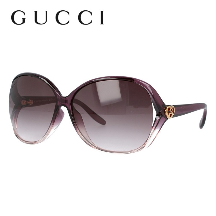  Gucci солнцезащитные очки Asian Fit GUCCI GG3525KS WNY/K8 62 женский Inter locking G Heart бабочка бренд UV cut подарок подарок 