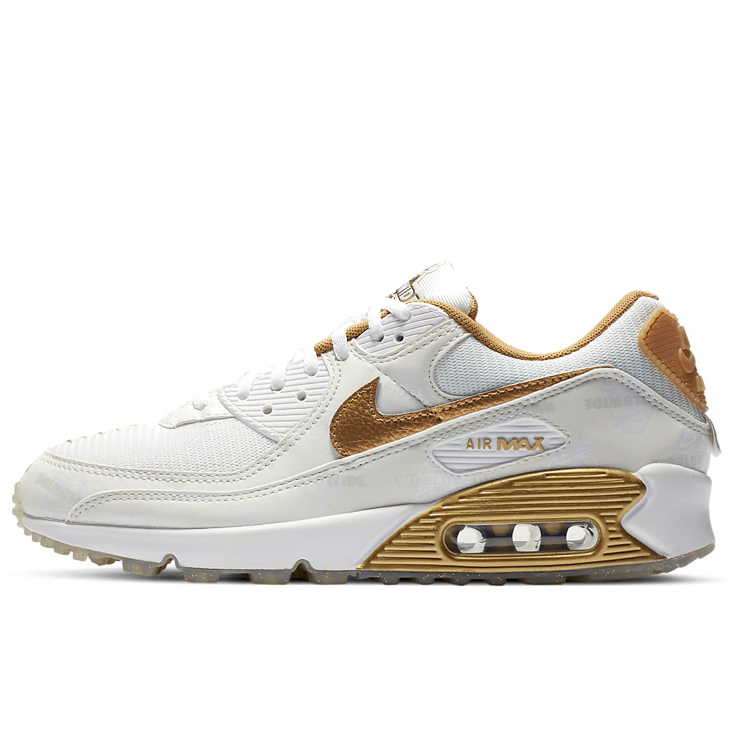 Nike エア マックス 90 Se Da1342 170 ホワイト プラチナムティント ピュアプラチナム メタリックゴールド エア マックス エア マックス 90 レディーススニーカー 最安値 価格比較 Yahoo ショッピング 口コミ 評判からも探せる