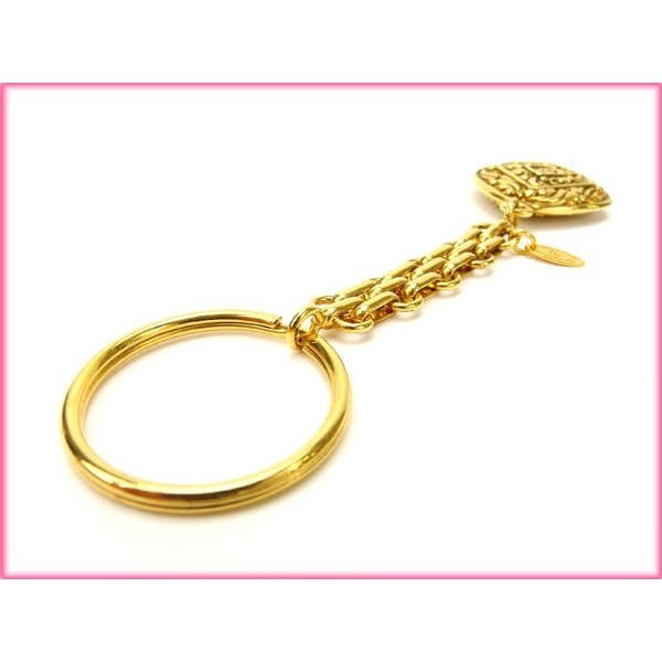  Chanel key holder lady's Vintage here Mark Gold used 