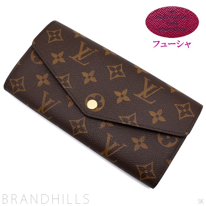 LOUIS VUITTON モノグラム ポルトフォイユ・サラ M62234（フューシャ） ポルトフォイユ・サラ レディース長財布の商品画像