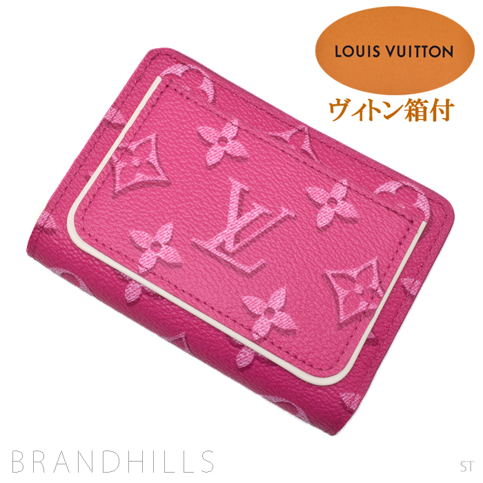 LOUIS VUITTON モノグラム ポルトフォイユ・ルー M81472 （フューシャ） レディース二つ折り財布の商品画像