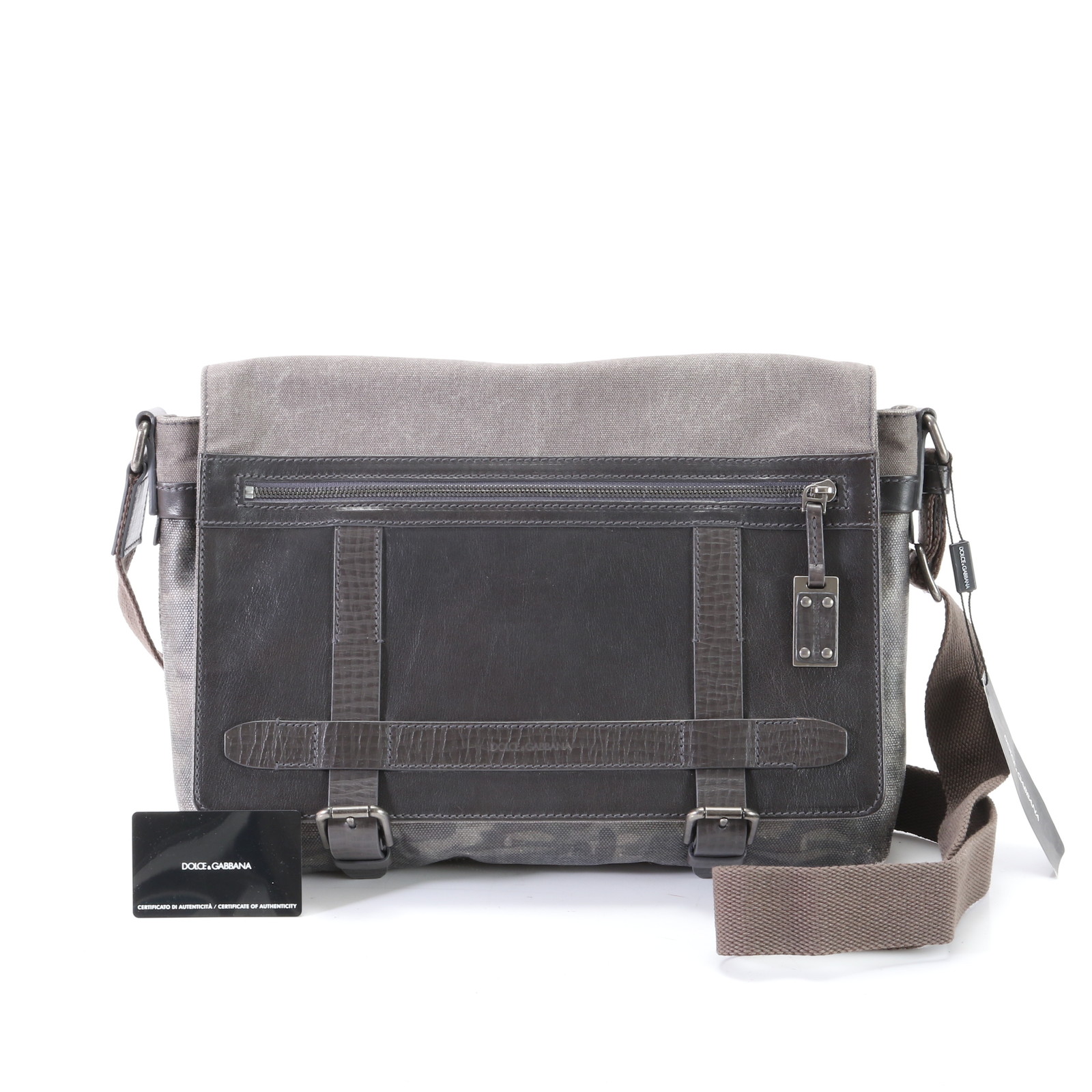  Dolce and Gabbana guarantee card attaching leather shoulder bag diagonal ..mesenja- tote bag business EPY Q5-3