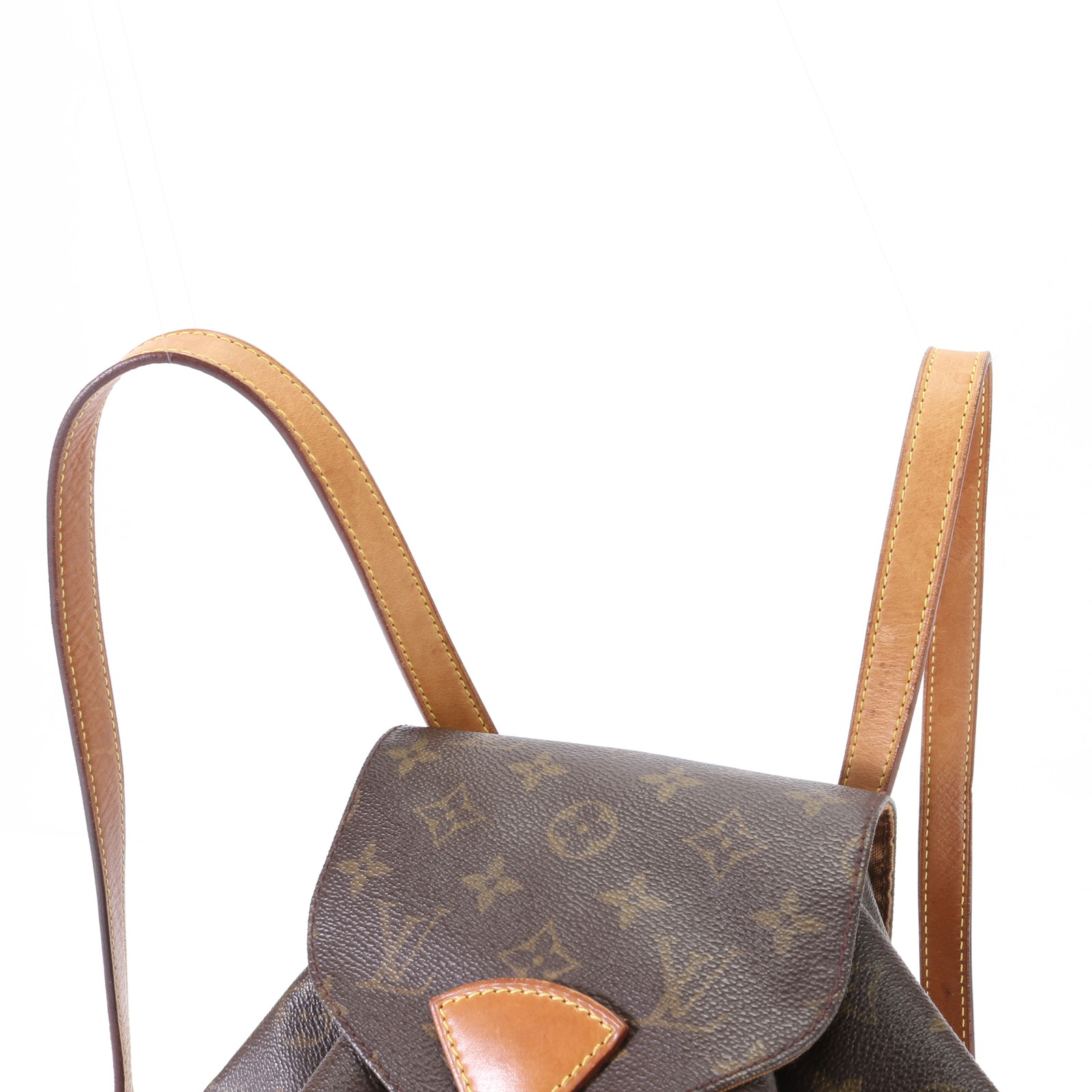 1 jpy Louis Vuitton monogram mon abrasion MM M51136 leather rucksack backpack shoulder bag original leather lady's EEM Q12-8