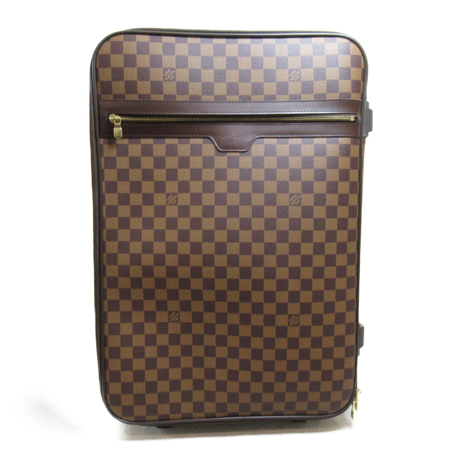 LOUIS VUITTON Louis * Vuitton дорожная сумка pe газ 55 Carry кейс оттенок коричневого Damier б/у унисекс 