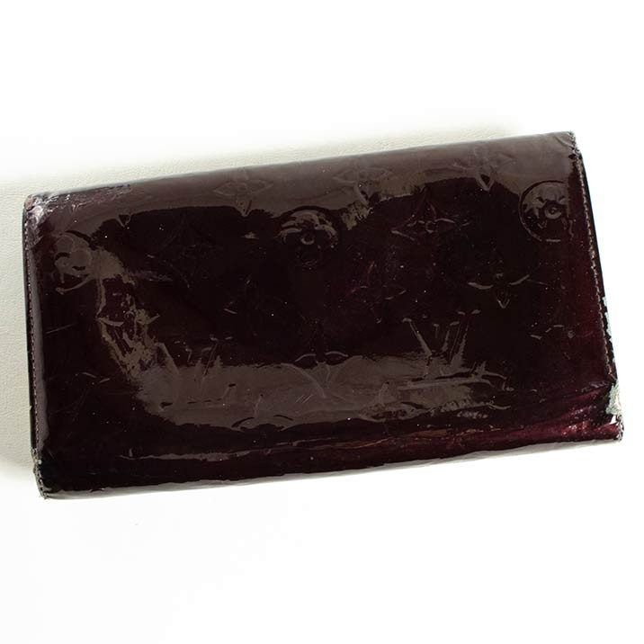 ルイヴィトン 長財布 LOUIS VUITTON 破格本物 ヴェルニ ポルトフォイユ