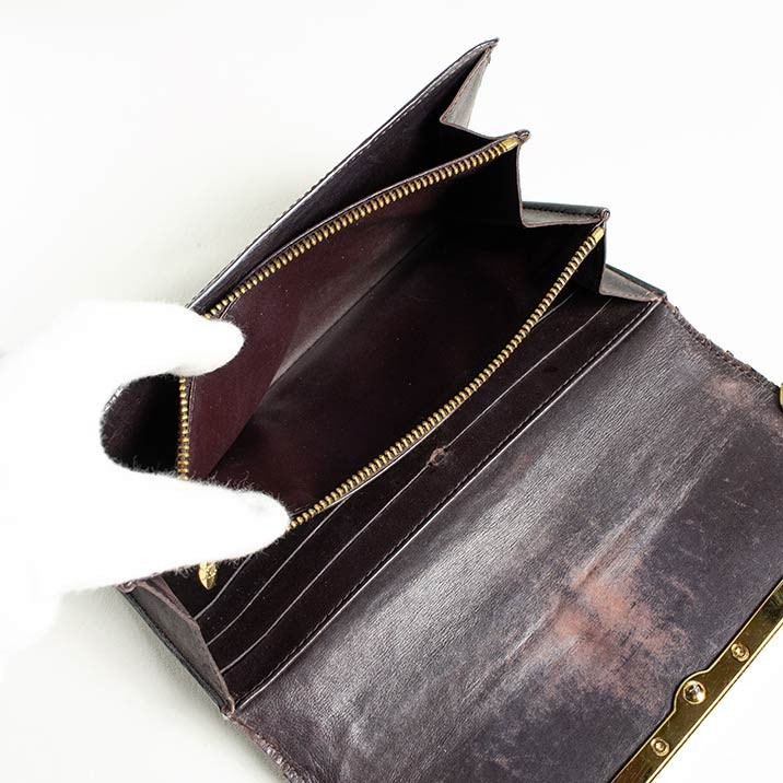 ルイヴィトン 長財布 LOUIS VUITTON 破格本物 ヴェルニ ポルトフォイユ