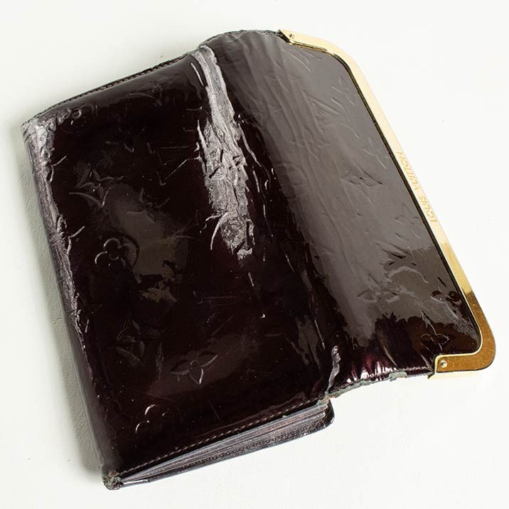 ルイヴィトン 長財布 LOUIS VUITTON 破格本物 ヴェルニ ポルトフォイユ