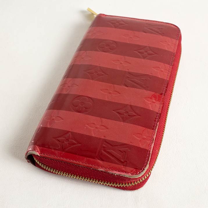 ルイヴィトン 長財布 LOUIS VUITTON 破格本物 ヴェルニ ジッピー