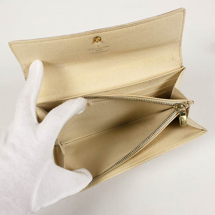 ルイヴィトン 長財布 LOUIS VUITTON 破格本物 ダミエアズール