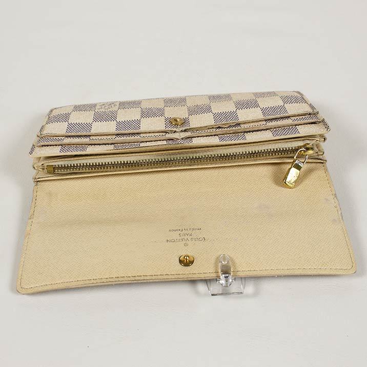 ルイヴィトン 長財布 LOUIS VUITTON 破格本物 ダミエアズール