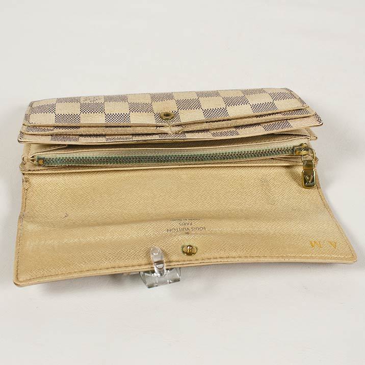ルイヴィトン 長財布 LOUIS VUITTON 破格本物 ダミエアズール