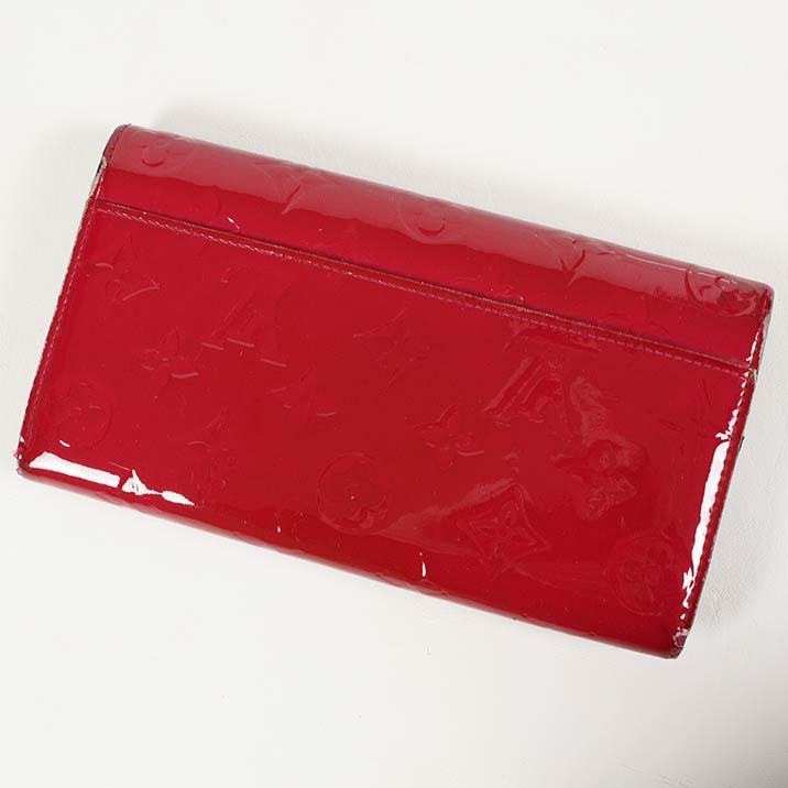 ルイヴィトン 長財布 LOUIS VUITTON 破格本物 ヴェルニ ポルトフォイユ