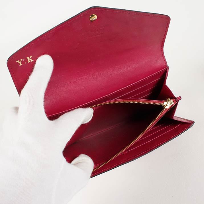 ルイヴィトン 長財布 LOUIS VUITTON 破格本物 ヴェルニ ポルトフォイユ