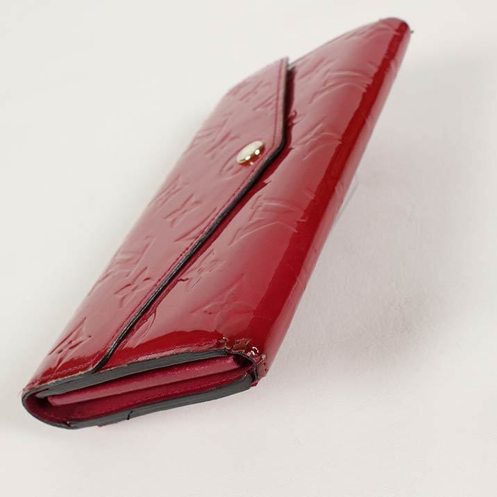 ルイヴィトン 長財布 LOUIS VUITTON 破格本物 ヴェルニ ポルトフォイユ