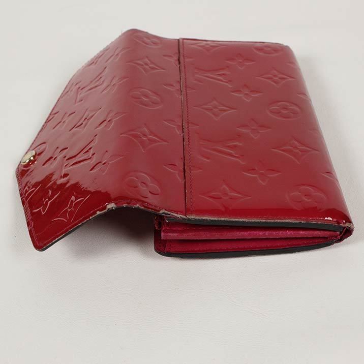 ルイヴィトン 長財布 LOUIS VUITTON 破格本物 ヴェルニ ポルトフォイユ