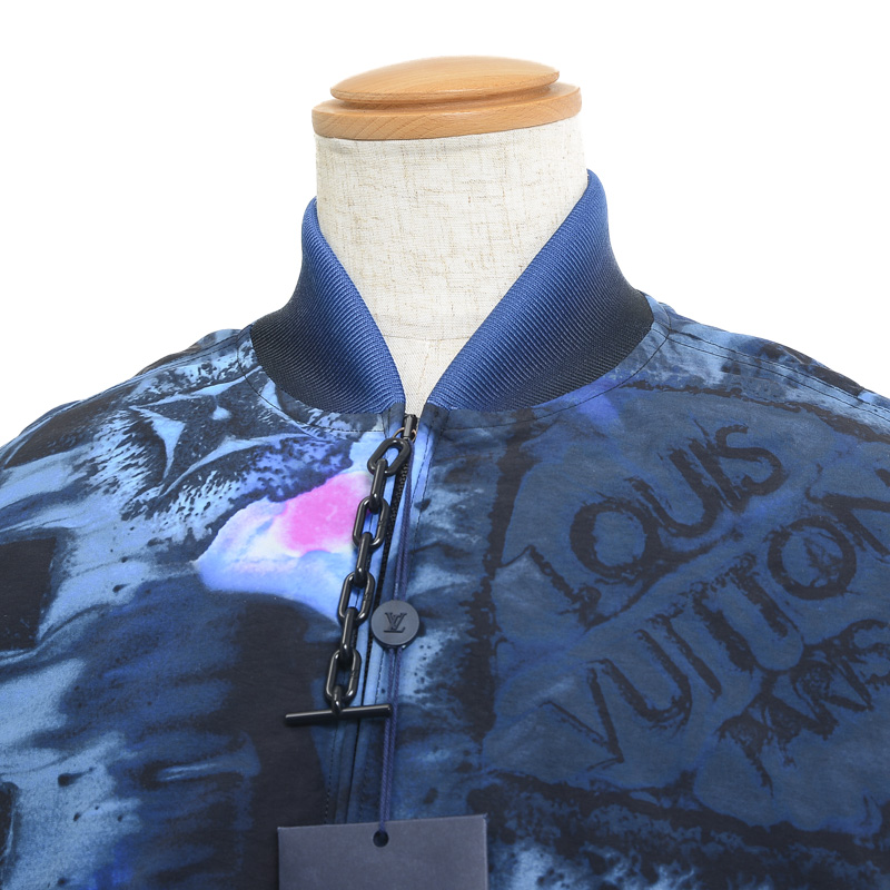  Louis * Vuitton Damier salt print Bomber jacket blouson b lumen z48 size brand piece 
