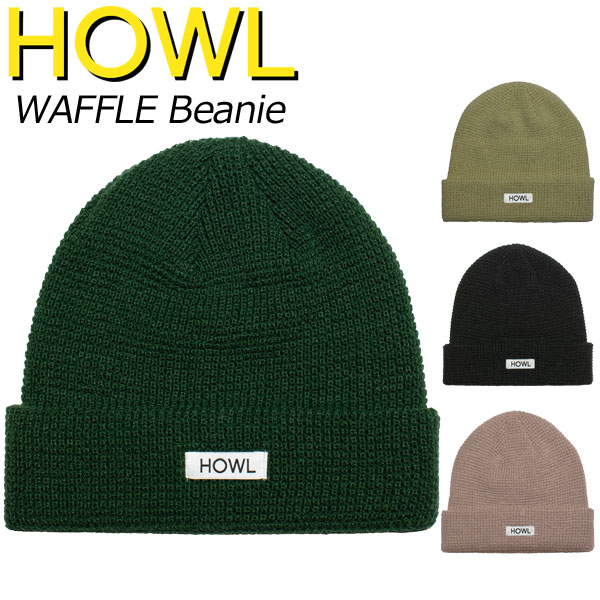 23-24 HOWL / - uruWAFFLE Beanie мужской женский Beanie вязаная шапка одежда для сноуборда snow одежда 2024 почтовая доставка соответствует 