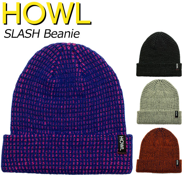 23-24 HOWL / - uruSLASH Beanie мужской женский Beanie вязаная шапка одежда для сноуборда snow одежда 2024 почтовая доставка соответствует 