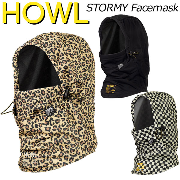 24-25 HOWL / - uruSTORMY facemask мужской женский балаклава маска для лица одежда для сноуборда snow одежда 2025 почтовая доставка на 