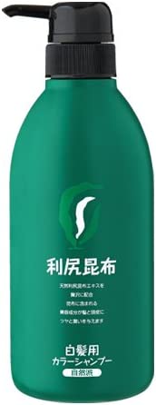 Sastty 白髪用 利尻カラーシャンプー お徳用 500ml ナチュラルブラウン