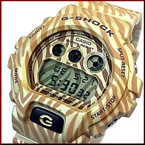 カシオ G-SHOCK ゼブラカモフラージュシリーズ DW-6900ZB-9（ゴールド