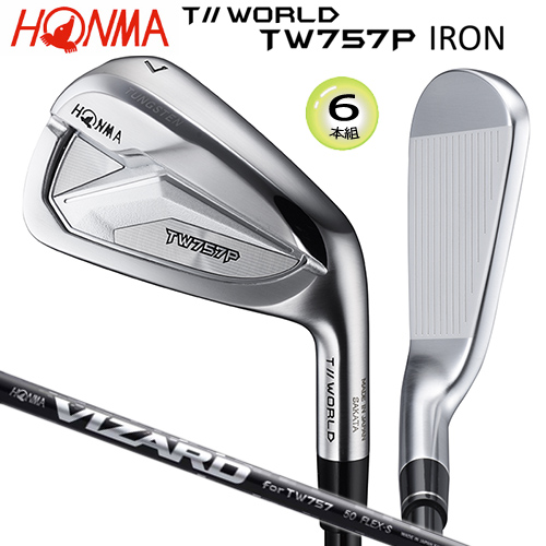  Honma Golf (HONMA/ Honma ) Tour world '22 TW757P iron 6 pcs set (#5-P) right for TW757 exclusive use vi The -do carbon shaft 