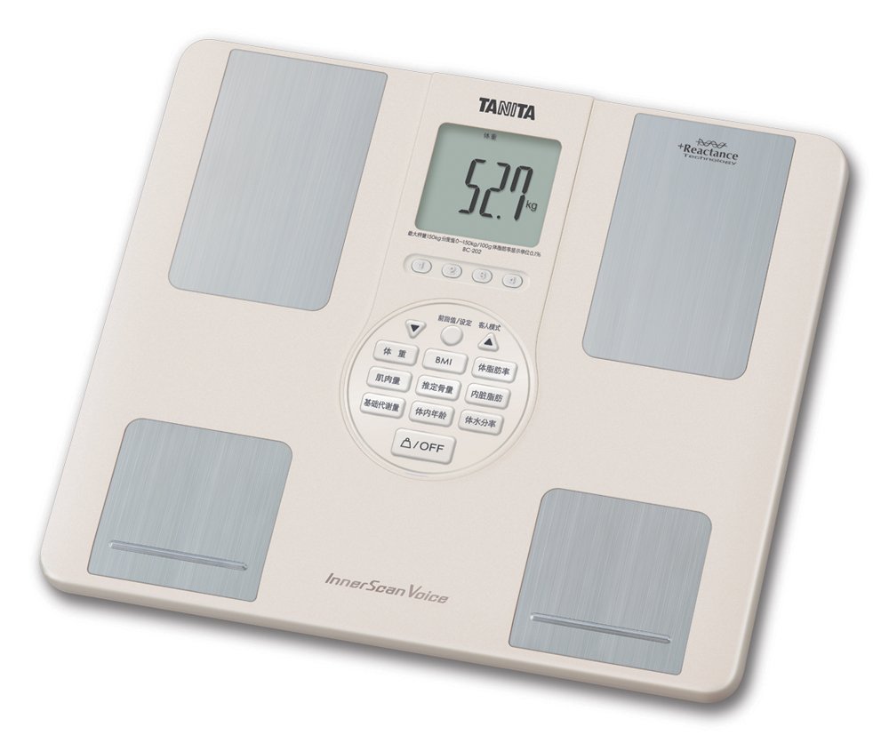 tanita weight body composition meter sound made in Japan pearl white BC-202 PH sound guidance attaching Chinese only correspondence 