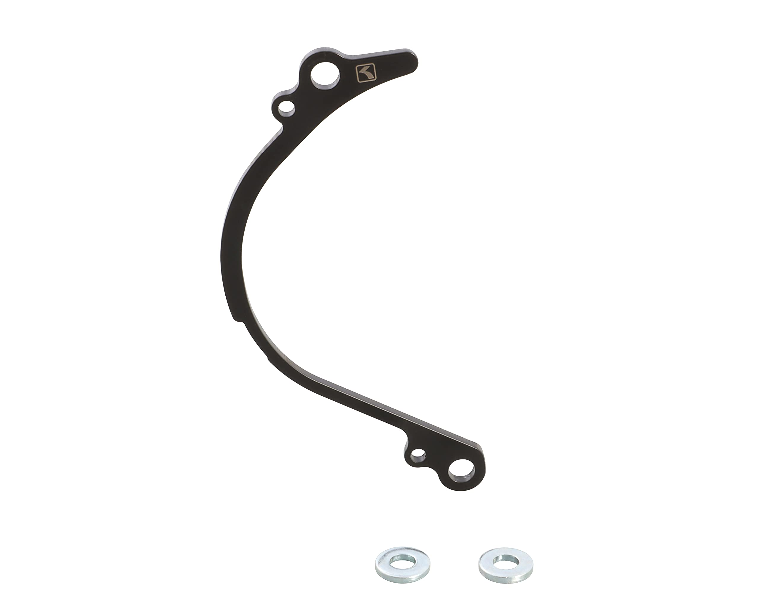  Kitaco (KITACO) wide chain guide plate steel made black washer attached Cross Cub 110(JA60)/ Super Cub 110(JA59)