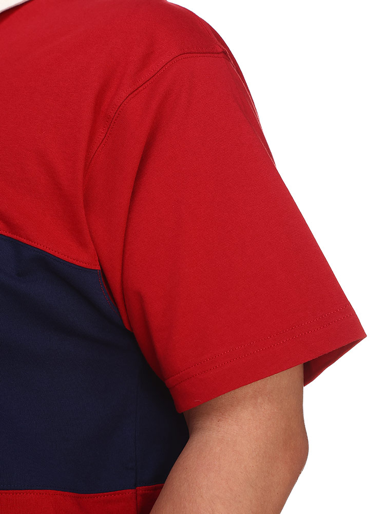  рубашка-поло с коротким рукавом большой размер мужской panel переключатель Rugger рубашка весна лето слоновая кость / вино / зеленый / темно-синий 3L-10L соответствует 