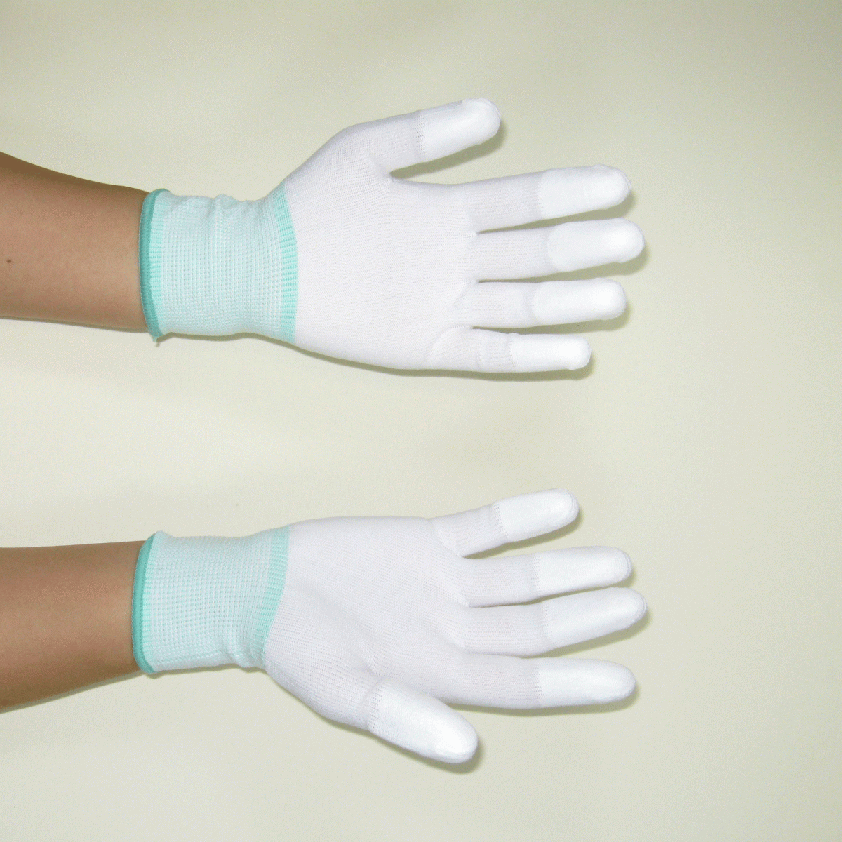  бесплатная доставка работа для перчатки предотвращение скольжения PU верх перчатки 10. комплект палец . пальто 