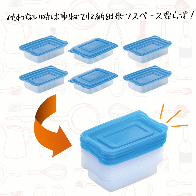  preservation container 12p pack range rice 200ml 1 serving tray freezing preservation new life one person living made in Japan microwave oven correspondence one person minute hour short 