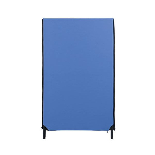 ジップリンクパーテーション 幅700mm×高さ1200mm YSNP70S-BL （ブルー）の商品画像